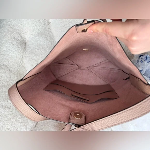 Junie Large Pebbled Leather Messenger - Picture 5 of 13